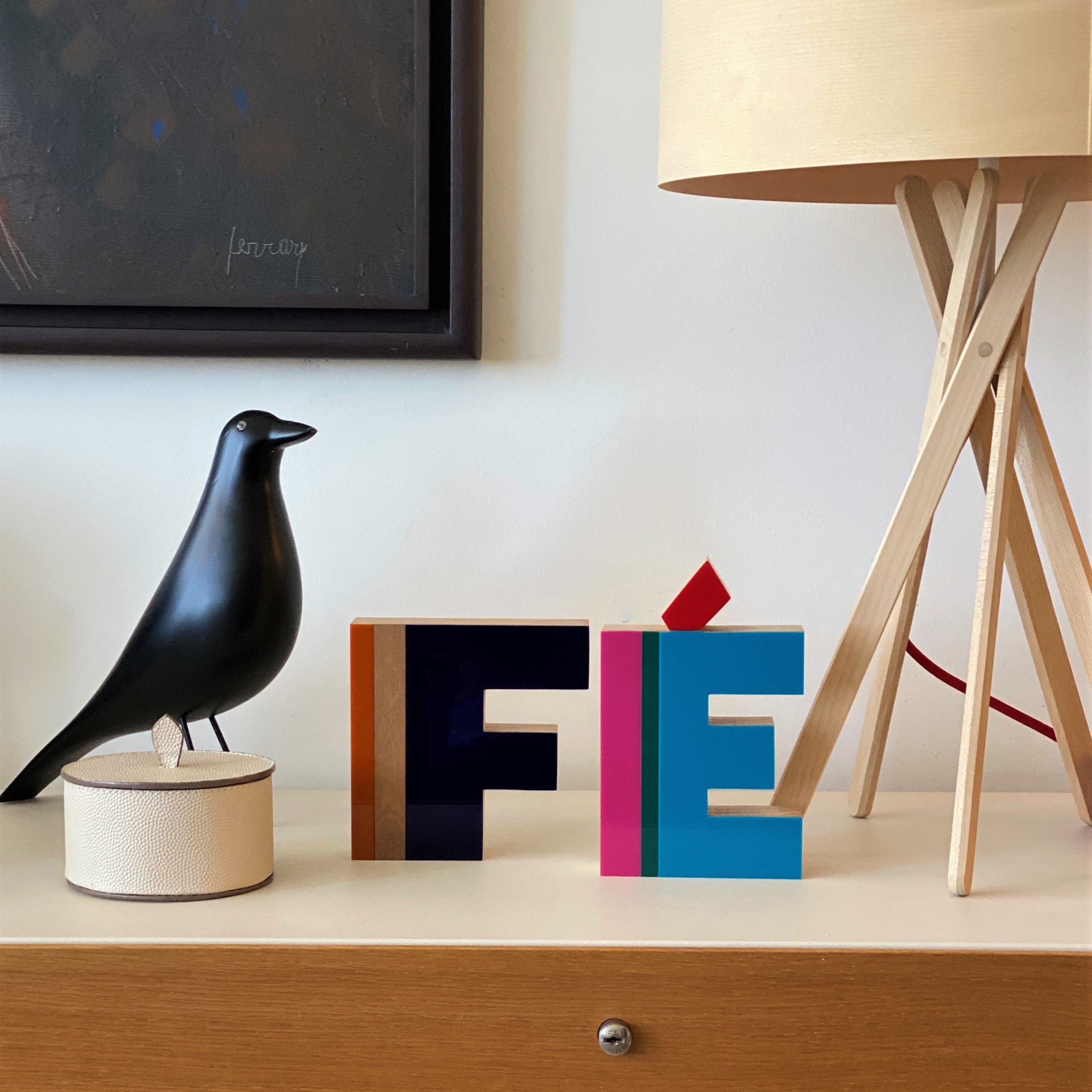 Fé palavras para decorar