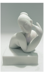 Escultura Eva P fosca - BK Arte e Design