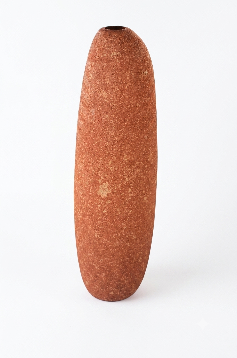 Vaso Organico Liso Terra 03 T - Domingos Tótora