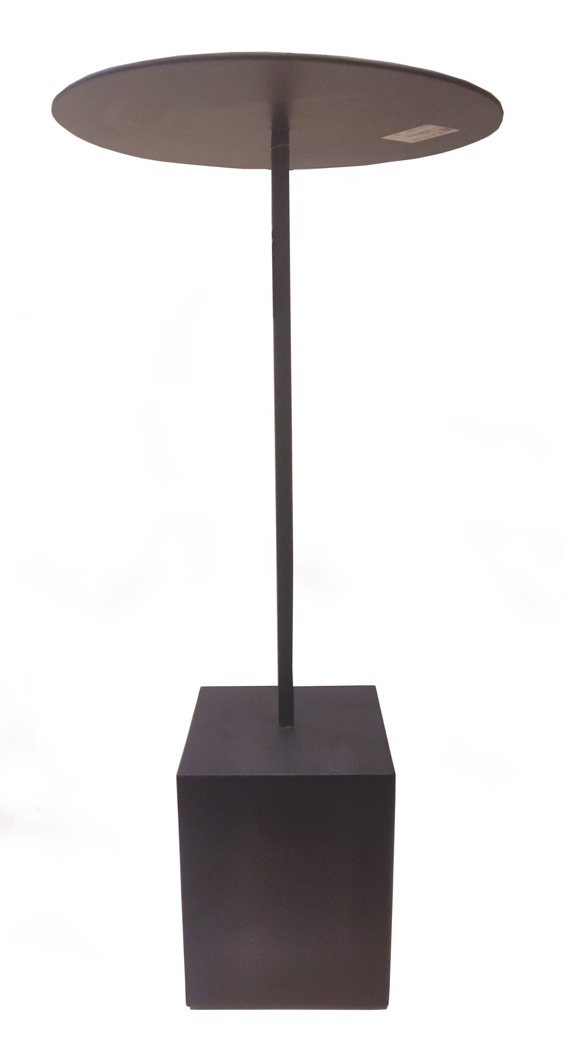 Mesa lateral base ferro preto