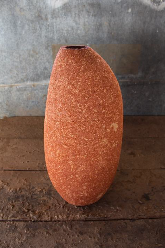 Vaso Organico Liso Terra 04 - Domingos Tótora