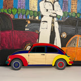 Fusca Rústico Color Parede