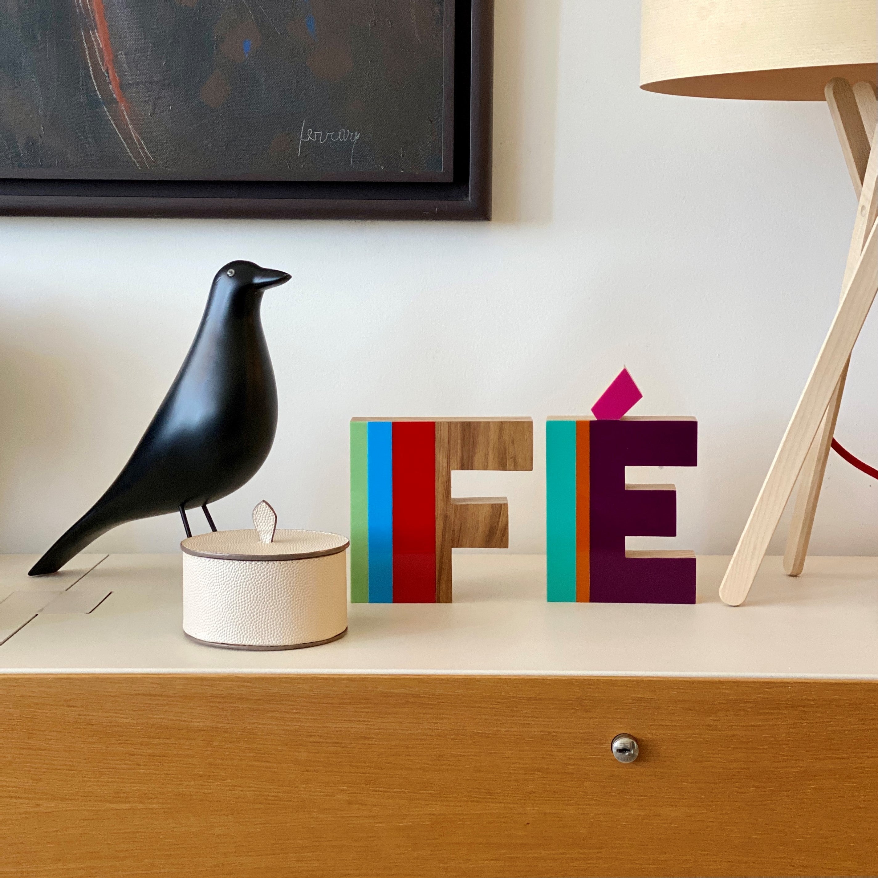 Fé palavras para decorar