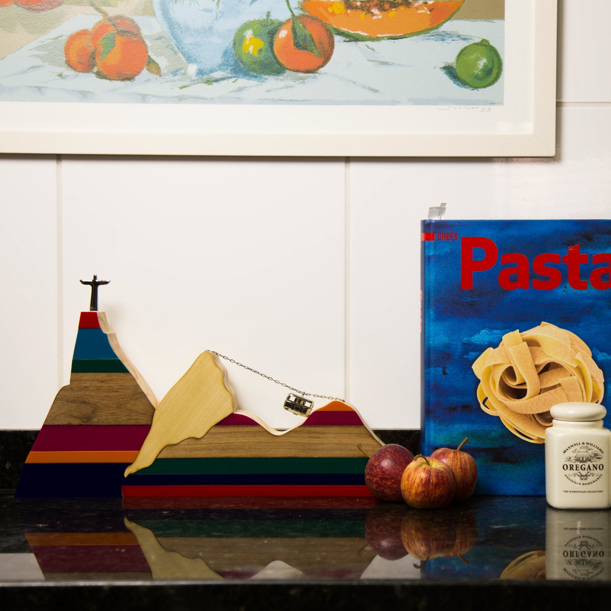 Paisagem Lista Multi Color  Rústico