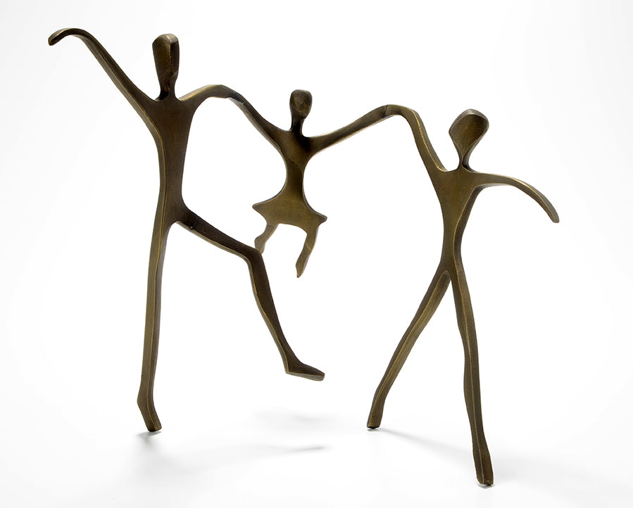 Escultura Familia Passeio Menina